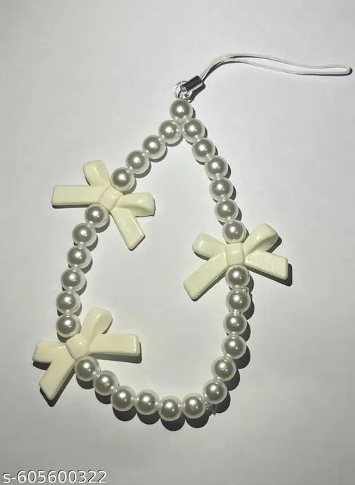 EMBLE Silicone Phone Case for Apple iPhone SE 2020 with Beautiful Charms – Protective, Stylish Cover, Shockproof, Slim Fit, Lightweight, Durable, Cute Accessory || WHITE BOW