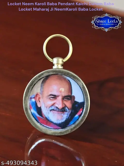 Locket Neem Karoli Baba Pendant Kaichi Dham Baba Locket Maharaj Ji NeemKaroli Baba Locket
