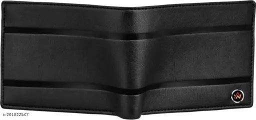 WILDAUK  Men Casual, Evening/Party, Formal, Travel, Trendy Black Artificial Leather Wallet  (3 Card Slots)