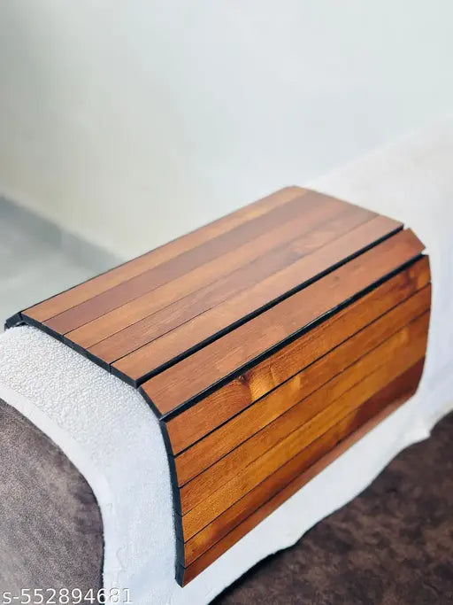 Wooden Sofa Armrest Tray Foldable and Flexible Arm Rest Tray | Tray For Table