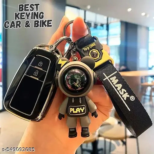 Astronaut Keychain Cute Birthday Gift for Girls | Special Valentine Gift for girlfriend | Key Chain for Bike & Car | Couple Keychain (Pack of 1)