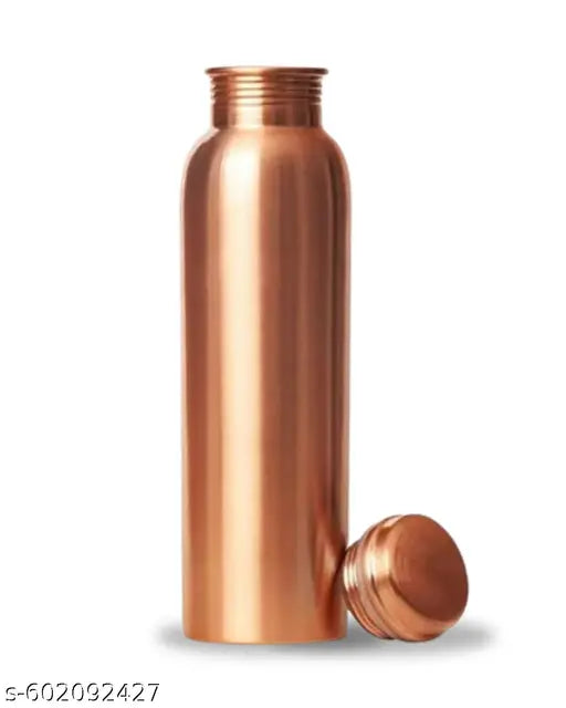 Evokali 100% Pure Copper Water Bottle – Ayurvedic Handcrafted Drinkware for Healthy, Eco-Friendly Hydration (1 Liter)