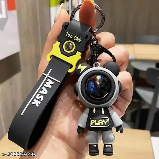 Ottavo 1 Pc Keyring & Keychain For Car, Double Pendant Ring Space Astronaut Keychain Home Key Student Bag, Multicolor