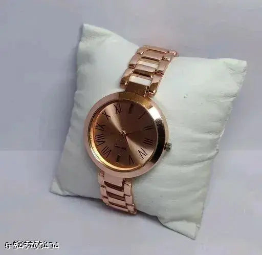 Attractive Colorful Metal Belt Combo Analog Watches for Women Pack of 2