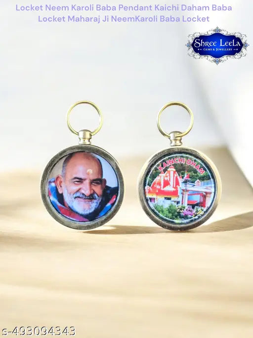 Locket Neem Karoli Baba Pendant Kaichi Dham Baba Locket Maharaj Ji NeemKaroli Baba Locket