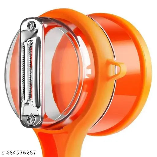 1pcs Multi Functional Storage Peeler,Vegetable Peeler,Fruit Peeler, Peeler With Container,Suitable For Home And Kitchen Use(Multicolor)