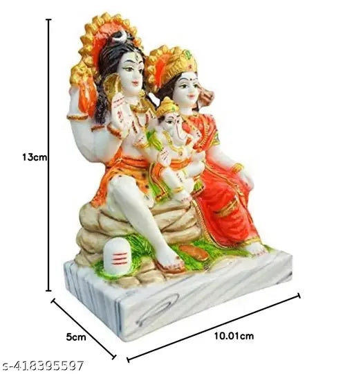 Lord Shiva Idol Bhole Nath Shiv Parivar
