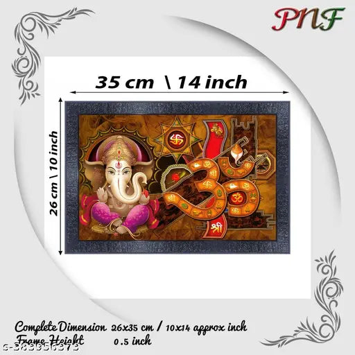 PnF Ganeshji Frames Wood Photo Frames with Acrylic Sheet (Glass)30047