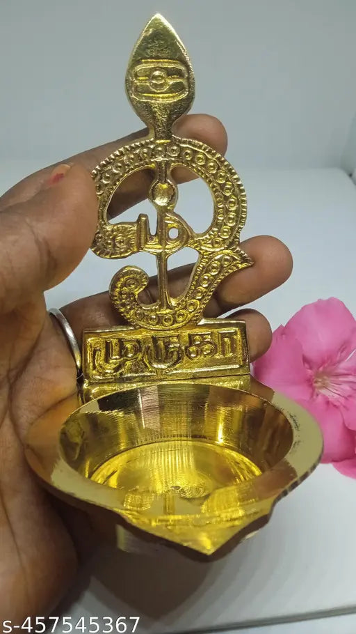 Om muruga vilakku Or diya in brass