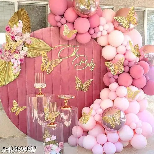 12 Pcs 3D Golden Butterfly Wall Stickers Set ✨ Luxury Metallic Home Decor for Bedroom, Living Room & Wall Decoration | Self Adhesive DIY Wall Art Decoration Pack