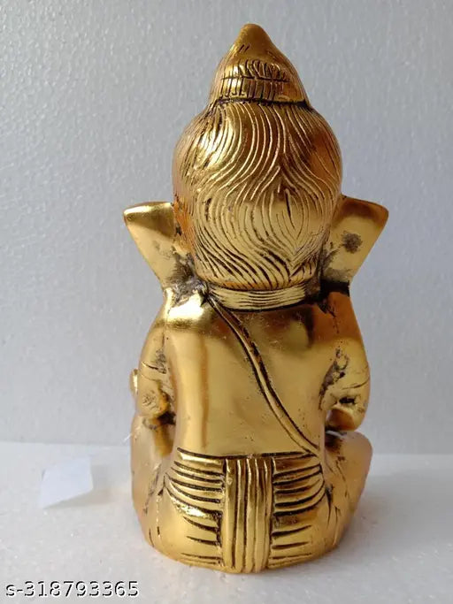 HINDU Lord GANESHA Statue Figurine - Puja Worship - GANPATI (2555)