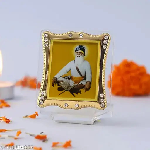 Baba Deep Singh Ji  Religious Idol Statue Figurine For Car Dashboard Home Office etc Size : 6 cm /7 cm