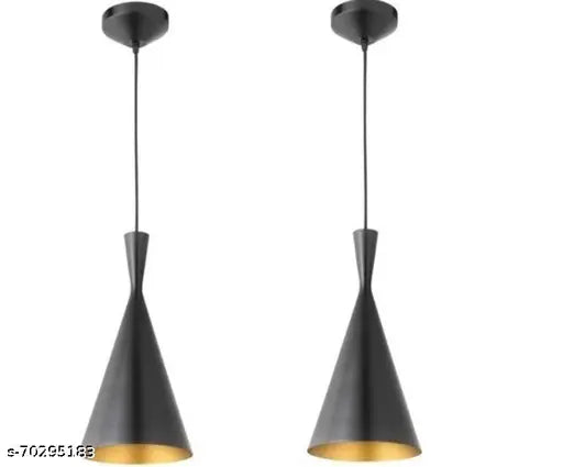 CONE BLACK HANGING Decorative Hanging Lamp/Pendant Lamp/Ceiling Light to décor your Home, Bedroom, Drying Room, Living room, Restaurant and Home Decor Pendants Ceiling Lamp