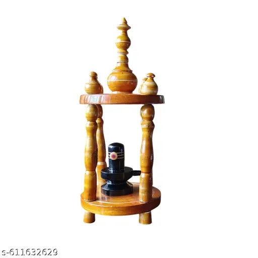Wooden Mandapam with  Sivan Idol for Pooja Room |  Temple for Pooja room &  Home Decor