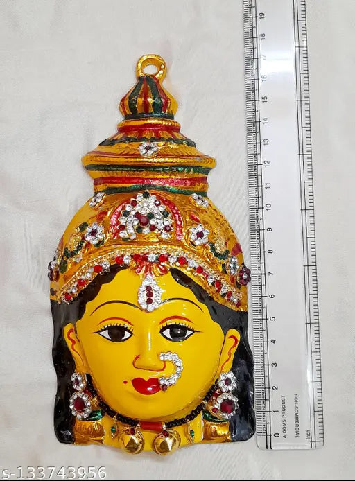 Vara Mahalakshmi Face (Mukwada)| Varalakshmi Amman Face|Fully decorated Vara Lakshmi Amma Face