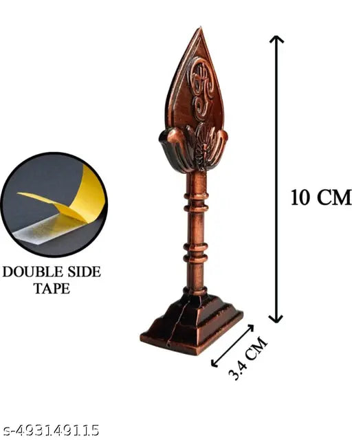 Traditional Murugan Vel Decorative Showpiece (10cm) for Car Dashboard