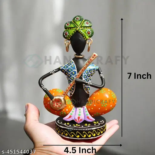 17 CM Sitting Musician Showpiece Combo – Set of 2
