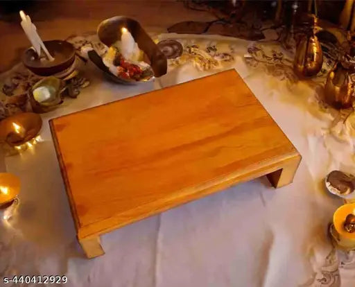 Wooden Pooja Chowki For Puja