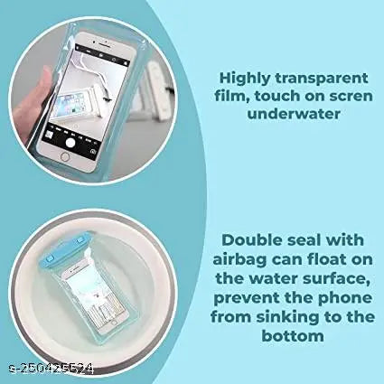 Quxxa  Pouch Cover Mobile Water Protector | This Pouch Cover is Snow-Proof, Dirt Proof and Waterproof
