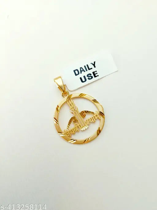 Shri Shyam micro gold Plated pendant locket