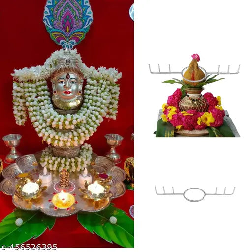 Single Kalasam Stick 1 pc - Varalakshmi Pooja or Vaibhav Lakshmi Pooja Kalasam Flower Stand Stick - Kalasam Decoration Stick
