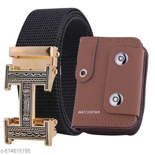 man belt&wallete combo