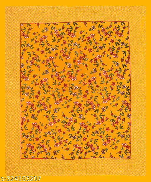 100 % cotton double bed bedsheet with 2 pillow cover