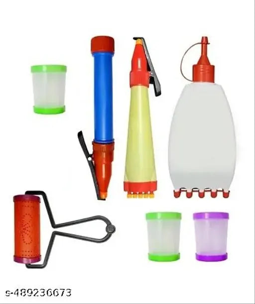 Amazing Hub Rangoli stencils | Pack of Multiple Stencils.