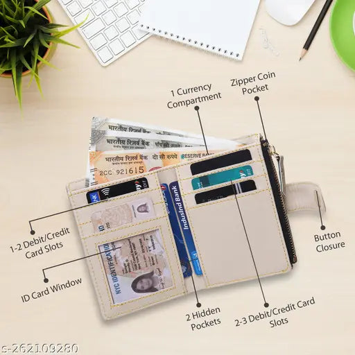 TnW Women Wallets Cream