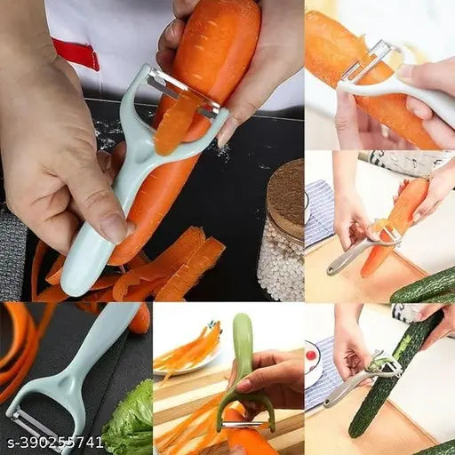 Multi Vegetable Cutter with Peeler, Veg & Fruit Cutter Vegetable & Fruit Slicer Vegetable & Fruit Slicer(pack of 03)