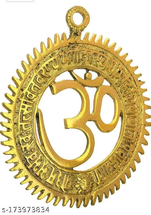 Om metal showpiece Wall hanging idol