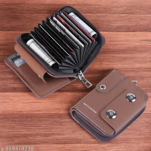Card Holder For Men&Women(Brown)01
