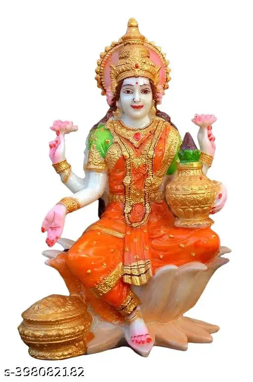 laxmi Idol For Home 7 Inch ( Multicolour )