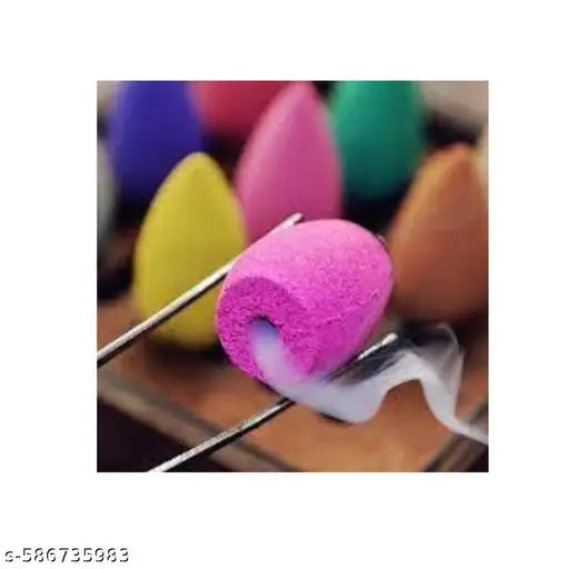 Combo Pack of 2 Handcrafted Idols Adiyogi and Kedarnath Backflow Temple Idol ree with 151 Incense Cones |Multicolor