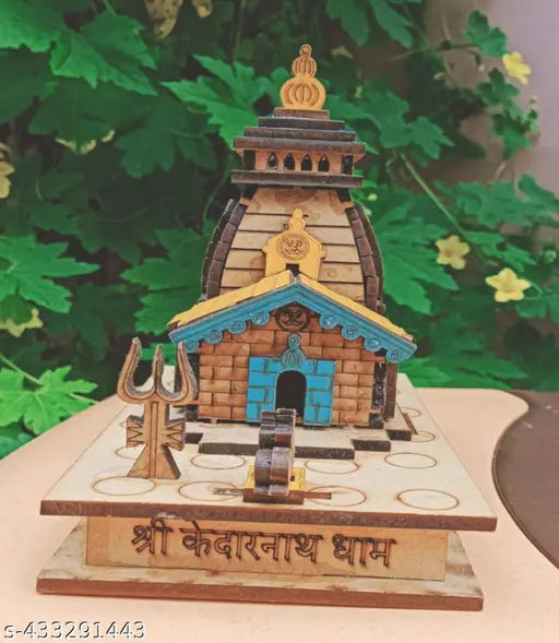 Shri Kedarnath Dham Colored Temple Mandir Small