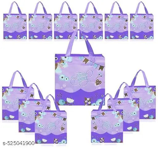 12 pcs Return Gift Bags for Kids Birthday Party, Thankyou Gift Bags, 12 pcs Birthday Return Gifts Party Favor Return Gift Navratri Gift Bags for Kanya Thankyou Gift Bags for parties festivals mix color Thankyou bag for girls