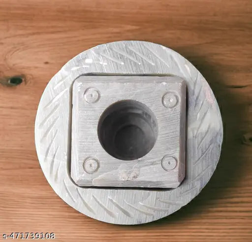 Artisan Made Marble Agarbatti Stand & Tealight Holder - Floral & Elephant Design