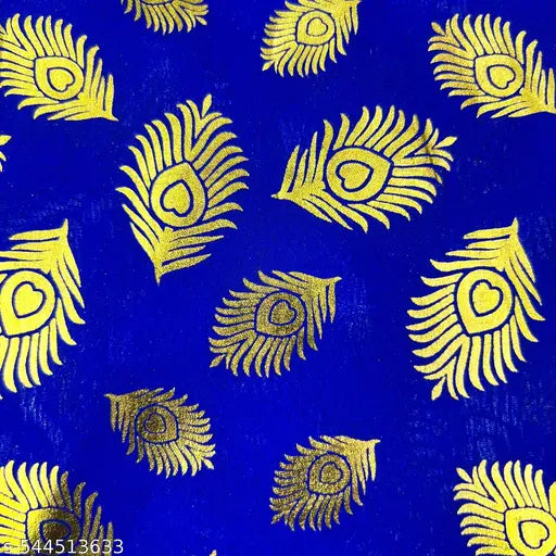 1 Mtr Size Pooja Aasan Cloth/Chowki Aasan Kapda Mat for Puja Table, Puja Home Mandir and Temple Pack Of 3