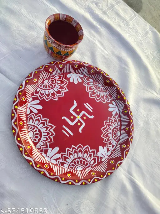 Puja thali with culas