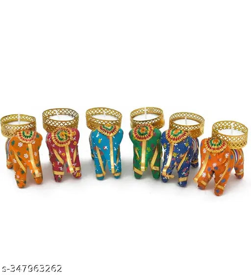 Diwali decoration candles pack of 6