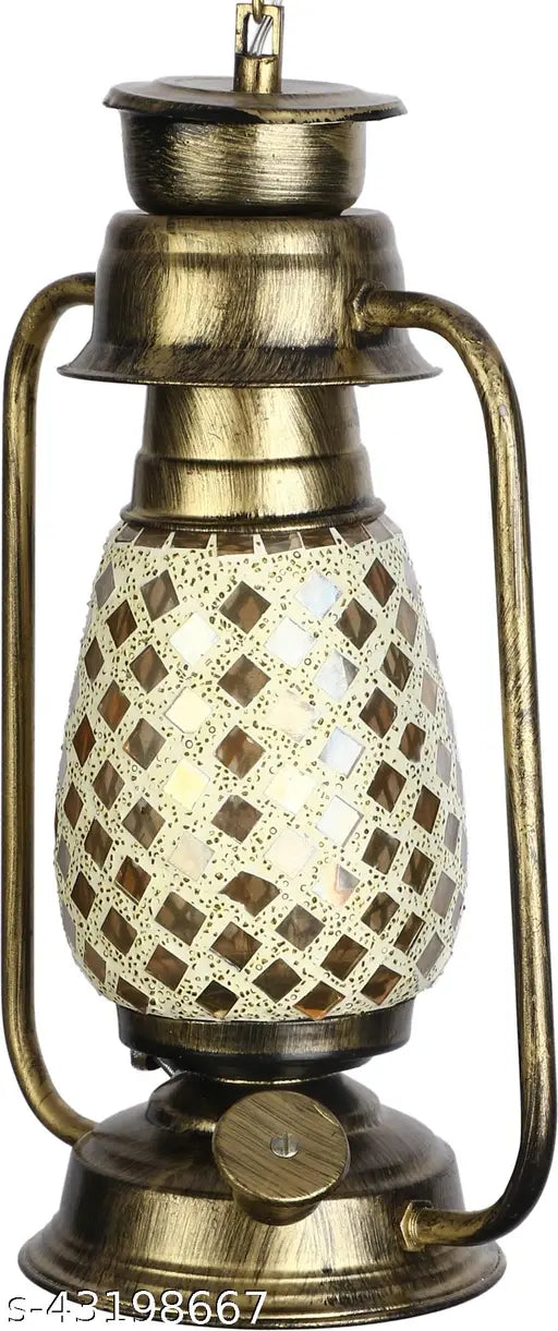 Antique Pendant Hanging Lantern Lamp Light With Colorful Glass Perfect Match Of Trading And Traditional