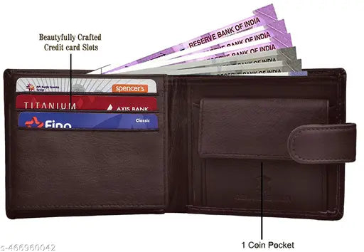 BUFFHIDE RFID Protected 100% Genuine Leather Gift Hamper For Men | Leather Wallet For Men's | Wallets Branded | Wallets For Men (Lee-on Brown) ,Leather wallet combo for men