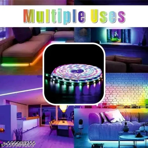 4 Meter Rope Led Strip Lights – Outdoor Lights Waterproof for Balcony Decoration,Home Decor & Diwali Decoration| RGB Strip Light for Diwali Decoration with Mode Change Controller (Multicolor)