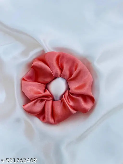 (Pack of 12) (Multicolor) Premium Silk Satin Scrunchies (Pack of 12) Rubber Rubber Band (Multicolor) Multicolor color Fabric thalamudi kattu/thalamudi bandham/Jada Bandlu/Muti pattaikal/hair baandukal/Kudalu byandgalu/Hair byandgalu Ideal for Women / Girl