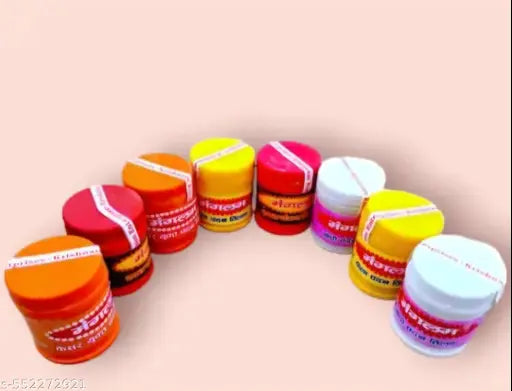 Multicolour Pooja Chandan Powder – Pack of 8
