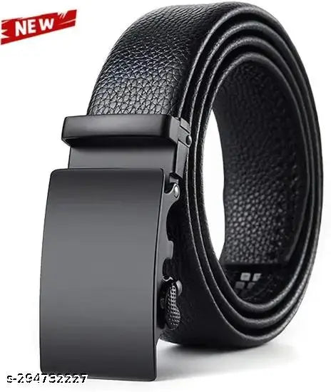 Flipcon  Artificial Leather Black Belte
