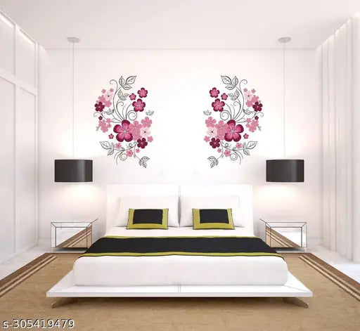 VINE FLOWER WALL STICKER