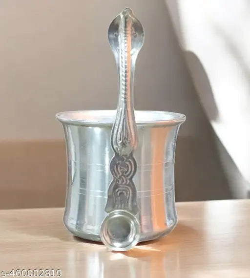 Sigaram Brass 2.7 Inch Panchpatre With Uddarane For Home Pooja Decore K4576