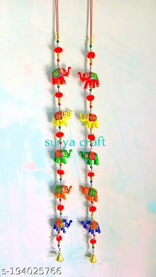 Surya craft wind chime door hangin fesnable  stylist New  morden  line set of2 pc Festive Toran