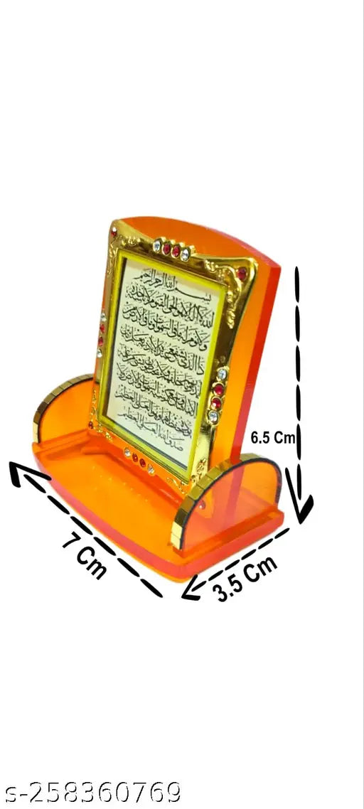 Islamic Muslim DUA Car Dashboard idol With 786 Islamic Car Mirror Hanging For Home and Car Decor